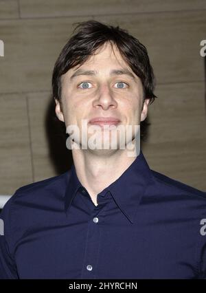Zach Braff nimmt an Scrubs: The Farewell Tour Teil, die im Paley Center for Media in Beverly Hills, Kalifornien, stattfindet. Stockfoto