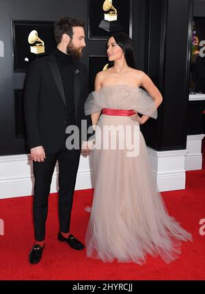 FILE PHOTO: Kacey Musgrave und Ruston Kelly scheiden sich nach fast drei Jahren Ehe. Kacey Musgrave und Ruston Kelly bei den Annual Grammy Awards 61., die am 10. Februar 2019 im Staples Center in Los Angeles, CA, verliehen wurden. Stockfoto