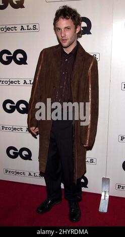 Aktenfoto vom 15/02/2001 von Brad Renfro, als er an der „GQ Magazine's 2. Annual „Hollywood Issue“ Bash“ teilnahm, die in der Fabrik in Hollywood, CA, stattfand. Der junge Schauspieler, der vor allem für seine Rolle im Rechtsthriller „The Client“ bekannt ist, ist verstorben. Er war 25 Jahre alt. Renfro wurde am Montag in Los Angeles tot aufgefunden. Stockfoto