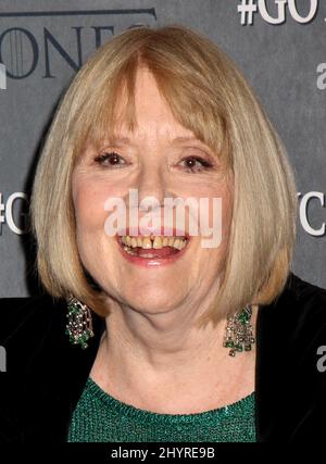 Diana Rigg „Game of Thrones“, New Yorker Premiere der Saison 4 - fand am 18. März 2014 in der Avery Fisher Hall, Lincoln Center, statt. Stockfoto