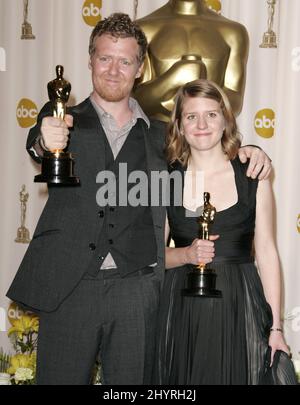 Glen Hansard und Marketa Irglova bei den Academy Awards 80., die im Kodak Theater am Hollywood Boulevard in Los Angeles, CA, USA, verliehen wurden. Stockfoto