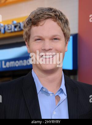 Luke Ford bei der amerikanischen Premiere „The Mummy: Tomb of the Dragon Emperor“ im Gibson Amphitheatre, Los Angeles. Stockfoto