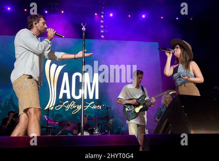 Nashville, TN, USA. 24. August 2021. Maren Morris tritt auf der ACM Party für einen Anlass auf, der am 24. August 2021 im Ascend Amphitheater in Nashville, TN, stattfand. Stockfoto