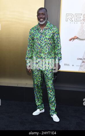 Michael K. Williams wurde am Montag im Alter von 54 Jahren in New York in seinem Penthouse in Brooklyn tot einer vermuteten Heroinüberdosis aufgefunden. Michael K. Williams bei der Premiere von „Respect“ in Los Angeles am 8. August 2021 im Regency Village Theatre in Westwood, CA. Stockfoto