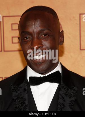 Michael K. Williams wurde am Montag im Alter von 54 Jahren in New York in seinem Penthouse in Brooklyn tot einer vermuteten Heroinüberdosis aufgefunden. 17. September 2017 West Hollywood, CA Michael K. Williams HBO Emmy nach der Party im Pacific Design Center Stockfoto