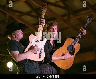 Dierks Bentley „Throttle Wide Open“-Tour, die im Big Deck von Rabb in Ruston, Los Angeles, stattfindet. Stockfoto