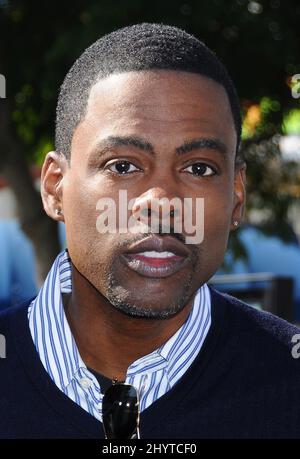 Chris Rock nimmt an der Los Angeles Premiere von „Madagascar: Escape 2 Africa“ im Mann Village Theatre in Hollywood Teil. Stockfoto