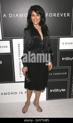 Lisa Edelstein von der DIC und InStyle veranstalten die jährliche Diamond Fashion Show Preview der Awards 8. im Beverly Hills Hotel. Stockfoto