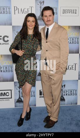 21. Februar 2009 Santa Monica, Ca. Rachel Weisz und Darren Aronofsky 2009 Film Independent's Spirit Awards am Santa Monica Beach Stockfoto