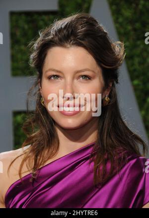 Jessica Biel bei der Vanity Fair Oscar Party 2009 im Sunset Tower Hotel in West Hollywood, CA. Stockfoto