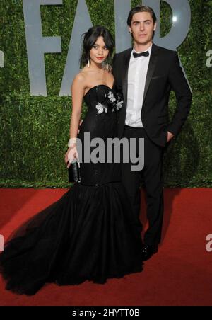 Vanessa Hudgens und Zac Efron bei der Vanity Fair Oscar Party 2009 im Sunset Tower Hotel in West Hollywood Stockfoto