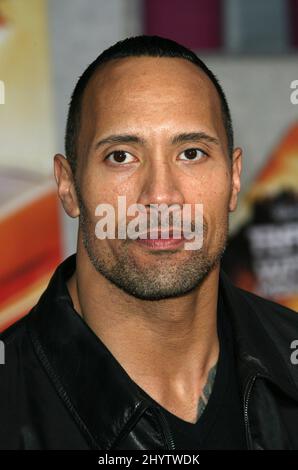 Dwayne Johnson bei der Weltpremiere „Race to Witch Mountain“ im El Capitan Theatre, Kalifornien. Stockfoto