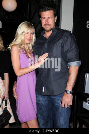 Tori Spelling und Dean McDermott in West Hollywood, USA. Stockfoto