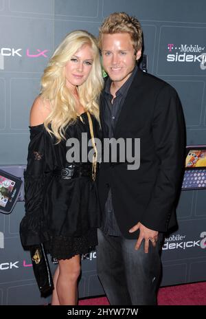 Heidi Montag und Spencer Pratt bei der Los Angeles Launch von „T-Mobile Sidekick LX“ in den Paramount Studios Stockfoto