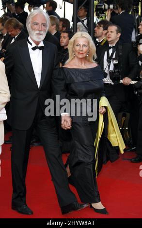 Michael Haneke kommt zur Premiere des neuen Films Coco Chanel und Igor Strawinsky, während der Filmfestspiele von Cannes, im Palais de Festival in Cannes, Frankreich. Stockfoto