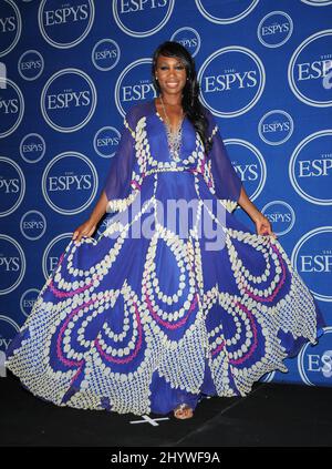 Venus Williams im Pressesaal bei den jährlichen ESPY Awards 17. im Nokia Theater, Los Angeles, USA. Stockfoto