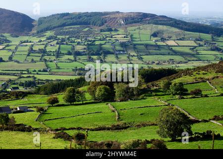 Ring of Gullion in der Grafschaft Armagh der Standort eines ausgestorbenen Vulkans und Blaslöcher, Nordirland Stockfoto