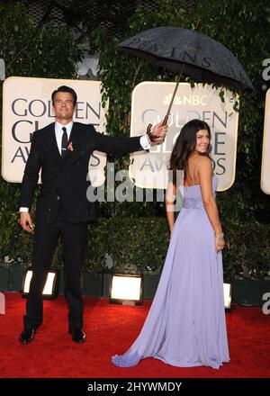 Josh Duhamel und Stacy Ferguson bei der Verleihung der Golden Globe Awards 67., die am 17. Januar 2010 im Beverly Hilton Hotel in Los Angeles, CA, USA, stattfand. Stockfoto