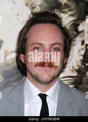 Tom Budge während der Premiere von „The Pacific“ von HBO in Los Angeles Stockfoto