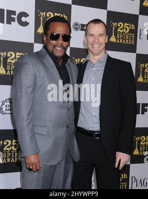 5. März 2010 Los Angeles, Ca. Lee Daniels und Boyfriend 25. Film Independent Spirit Awards im Nokia Theater L.A. Live Stockfoto