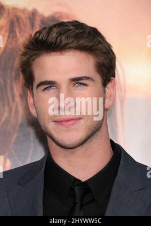 Liam Hemsworth bei der Weltpremiere „The Last Song“ im ArcLight Hollywood Cinema, Hollywood. Stockfoto