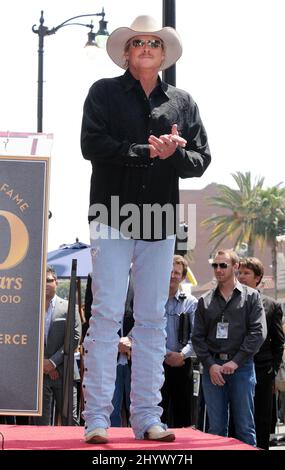 Alan Jackson auf dem Hollywood Walk of Fame in Los Angeles Stockfoto