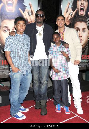 Sean Combs während der Weltpremiere von „Get Him to the Greek“ im Greek Theatre, Los Angeles, Kalifornien Stockfoto