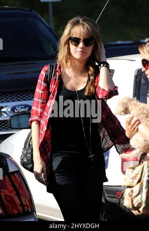 Debby Ryan wird in Los Angeles, USA, gesehen Stockfoto