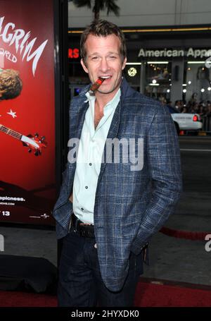 Thomas Jane beim „Scott Pilgrim vs. Die Weltpremiere fand im Grauman's Chinese Theatre in Los Angeles, USA, statt. Stockfoto