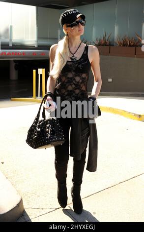 Paris Hilton ist in Los Angeles, USA, zu sehen. Stockfoto