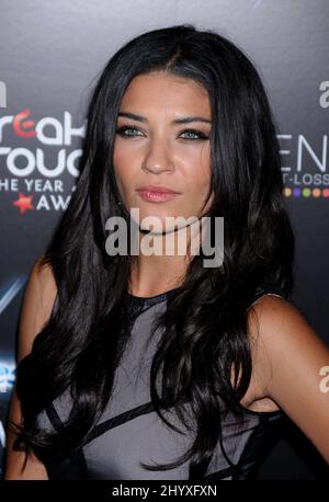 Jessica Szohr nimmt an den Breakthrough of the Year Awards im Pacific Design Center in West Hollywood, Kalifornien, Teil Stockfoto