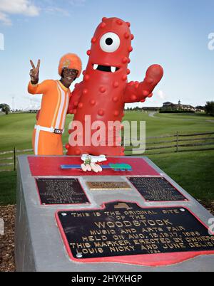 Yo Gabba Gabba Live! Startet „Es gibt eine Party in meiner Stadt!“ Tour in Woodstock, New York. Stockfoto