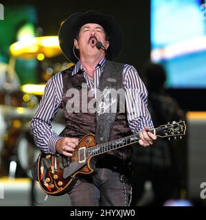 KIX Brooks von Brooks und Dunn's während ihres letzten Konzerts in der Bridgestone Arena, Nashville, TN. Stockfoto