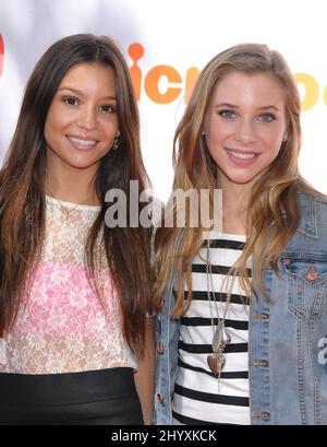 Bianca Collins und Skyler Day während Nickelodeons „Fred: The Movie“-Premiere in den Paramount Picturs Studios, Kalifornien Stockfoto