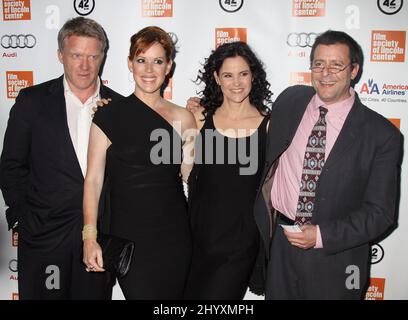 Anthony Michael Hall, Molly Ringwald, Ally Sheedy und Judd Nelson bei der „The Breakfast Club“ 25. Anniversary Screening im Pariser Theater in New York, USA. Stockfoto