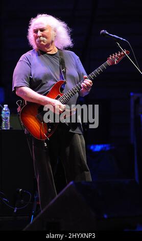 David Crosby von Crosby, Stills und Nash in einem Konzert im Moran Theatre, Jacksonville. Stockfoto