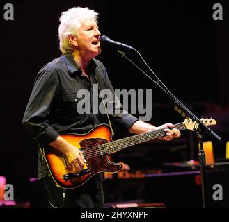 Graham Nash von Crosby, Stills und Nash in einem Konzert im Moran Theatre, Jacksonville. Stockfoto