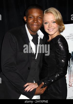 Denzel Whitaker und Paulina Olszynski bei der Sondervorführung „My Soul to Take“ im AMC Loews Lincoln Square, New York Stockfoto