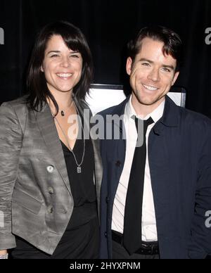 Neve Campbell und Christian Campbell bei der Sondervorführung „My Soul to Take“ im AMC Loews Lincoln Square, New York Stockfoto