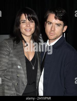 Neve Campbell und Christian Campbell bei der Sondervorführung „My Soul to Take“ im AMC Loews Lincoln Square, New York Stockfoto