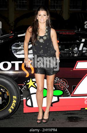 Danica Patrick auf dem Auto Club Speedway und Tissot Running Wide Open Event im Voyeur in Los Angeles, Kalifornien Stockfoto
