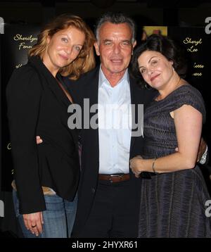 Sheryl Lee, Ray Wise und Sherilyn Fenn bei der „Hollywood Show“ im Herbst 2010 im Burbank Airport Marriott Hotel & Convention Center, Burbank, Kalifornien Stockfoto