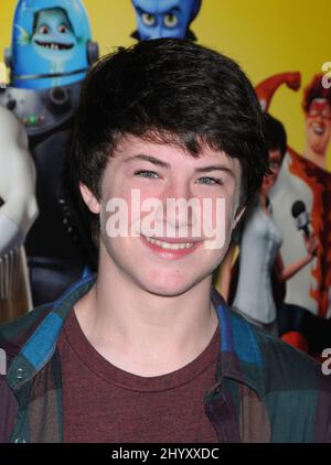 Dylan Minnette bei der Premiere von „Megamind“ im Mann's Chinese Theatre in Los Angeles, USA. Stockfoto