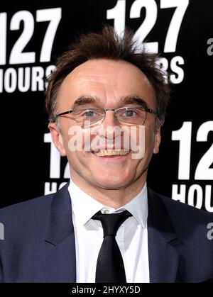 Danny Boyle bei der Premiere von „127 Hours“ im Samuel Goldwyn Theater in Los Angeles, USA. Stockfoto