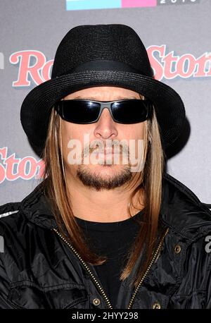 Kid Rock während der American Music Awards After Party 2010, veranstaltet vom Rolling Stone Magazine, Kalifornien Stockfoto