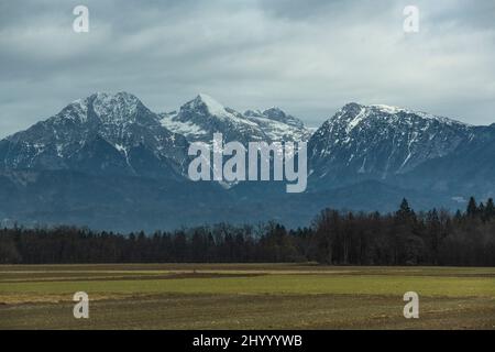 Triglav Mountain, Slowenien Stockfoto