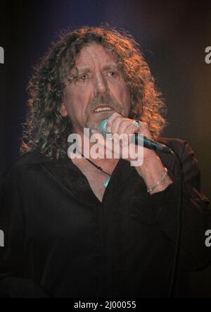 Robert Plant, JJB Puma Arena, V2005, Hylands Park, Chelmsford, Essex, Großbritannien - 20. August 2005 Stockfoto