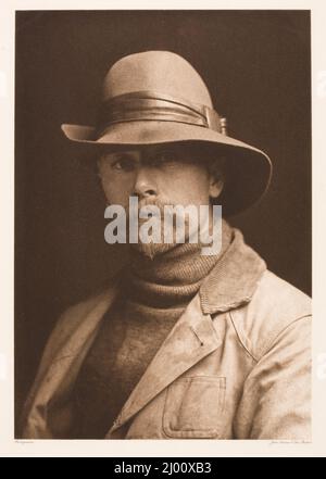 Selbstporträt. Edward Sheriff Curtis (Usa, 1868-1952). USA, 1899, gedruckt um 1930. Fotos. Tiefdruck Stockfoto