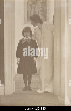 Gesegnet bist Du unter den Frauen. Gertrude Käsebier (United States, Iowa, Fort Des Moines, 1852-1934). Usa, 1899. Fotos. Platinmuster Stockfoto