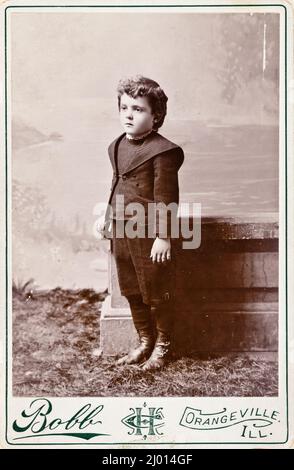 Ohne Titel. Bobb (USA, tätig um 1860s). Um 1860. Fotos. Schrankkarte Stockfoto